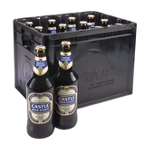 CASTLE MILK STOUT ORIGINAL BEER BOTTLE CRATE 12 x 750ML