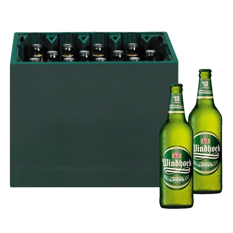 Windhoek Premium Lager Beer Bottles 12 x 660ml
